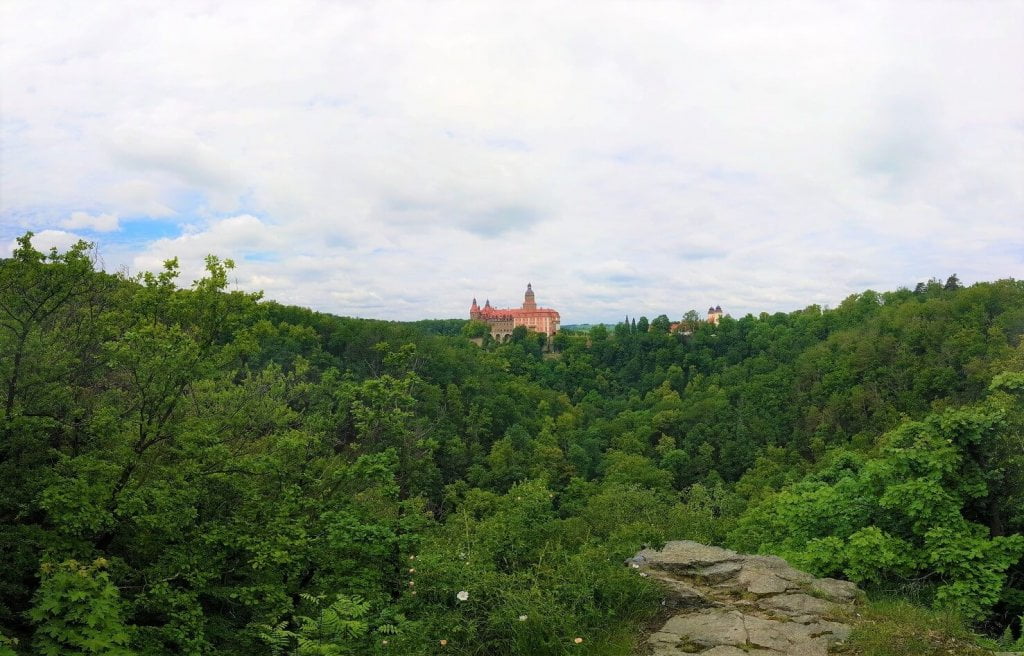 Zamek Książ - punkt widokowy "Skała Olbrzyma"