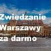 Zwiedzamy Warszawę za darmo - baner reklamowy - rynek starego miasta