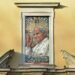 Magdalena Czeska - Mozaika Jana Pawła II umieszona w oknie papieskim przy ulicy Franciszkańskiej w Krakowie