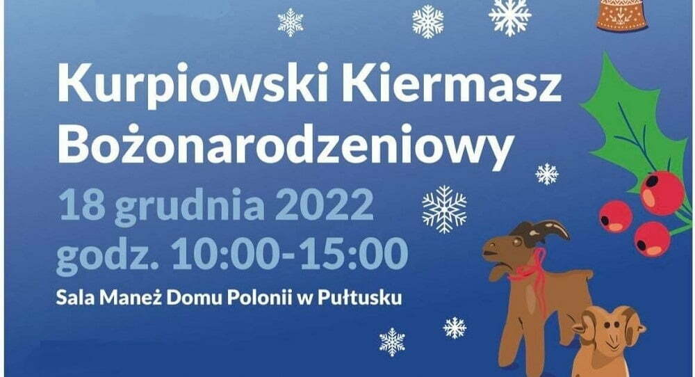 Pułtusk - Kurpiowski Kiermasz Bożonarodzeniowy 2022