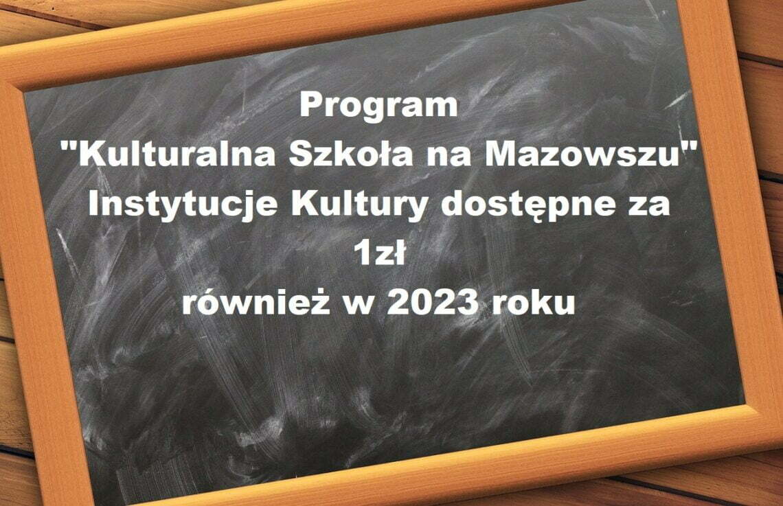 Kulturalna Szkoła na Mazowszu 2023