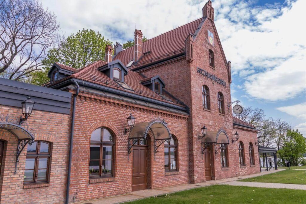 Budynek dworca w Goczałkowicach