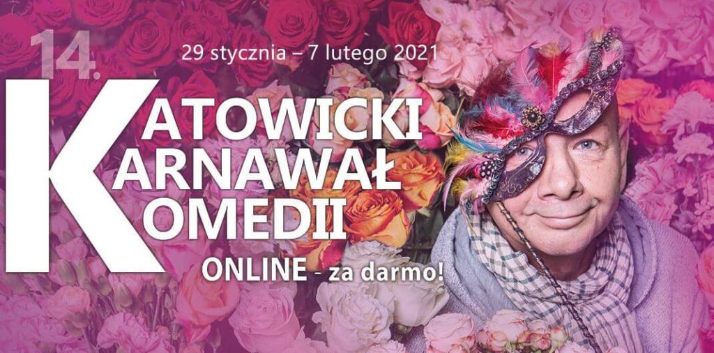 Katowicki Karnawał Komedii - plakat wydarzenia