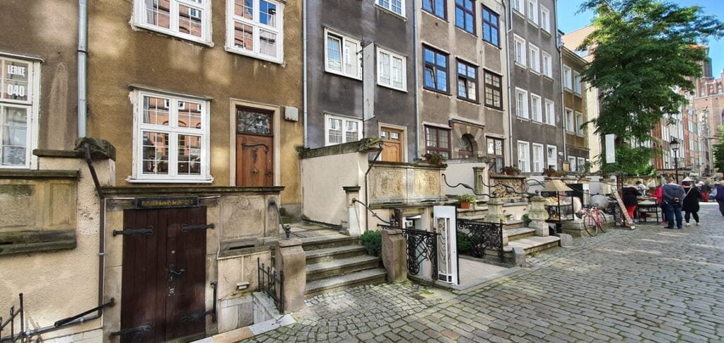 Gdańsk - Przedproża i Rzygacze na ulicy Mariackiej