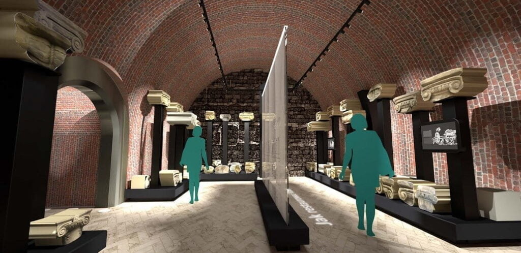 wawel_podziemna_trasa_3 Trasa w piwnicach Zamku Królewskiego na Wawelu - wizualizacja