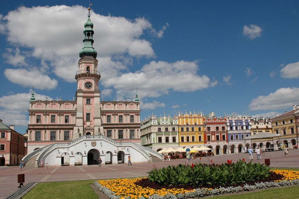 Ratusz i kamienice ormiańskie w Zamościu